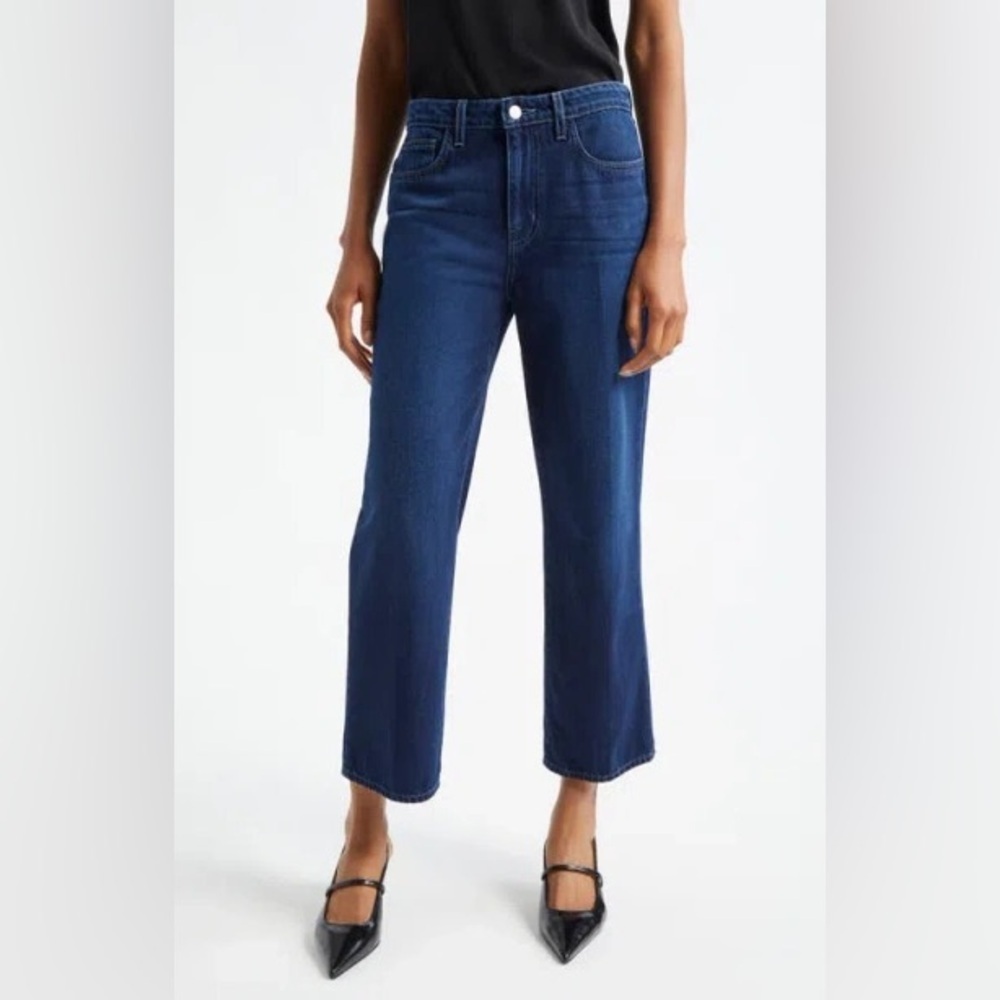 L’Agance June Ultra High Rise Cropped Stovepipe‎ Jeans in Harlan size 27